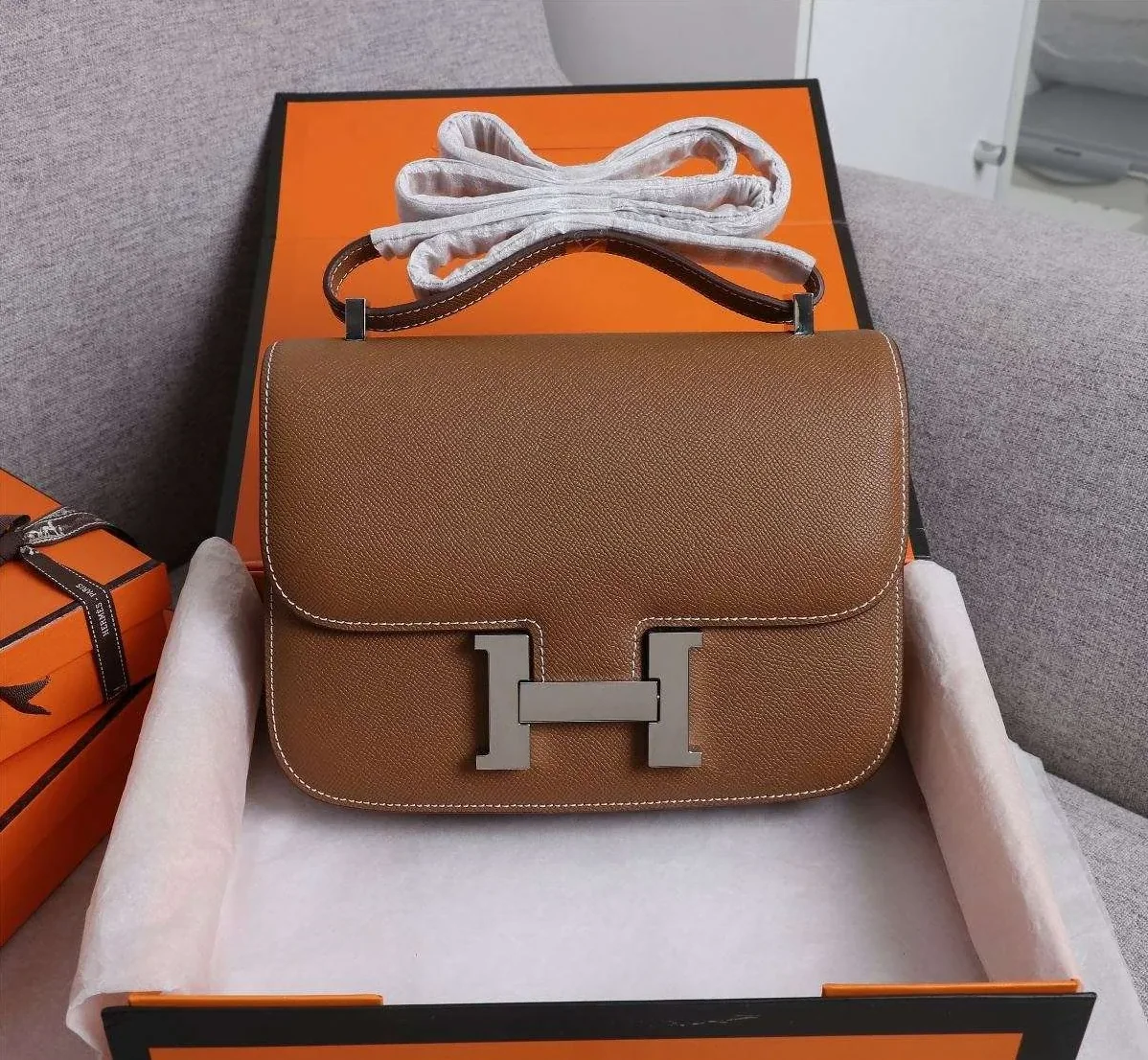 Hermes Constance Handbag Brown / Hermes Constance Handbag Brown /