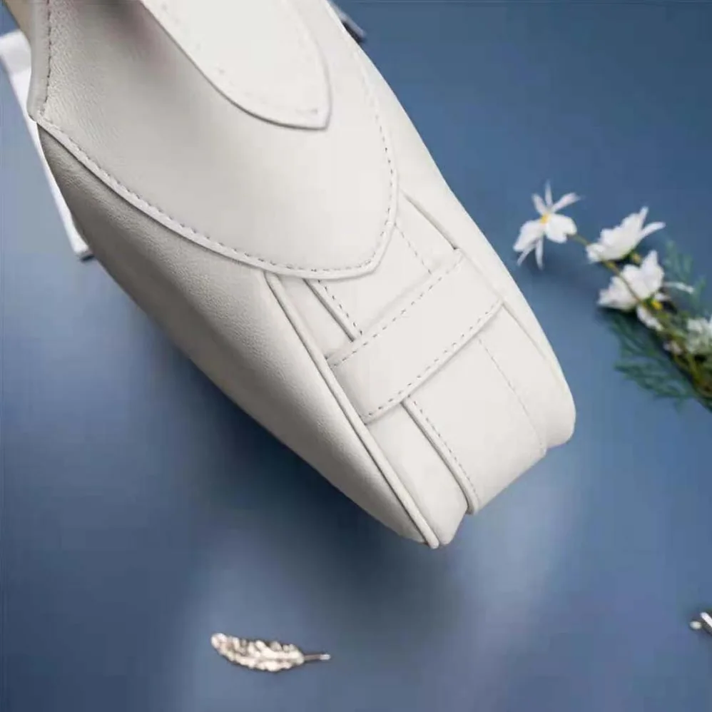 Celine Medium Romy in Supple Calfskin for Women in White