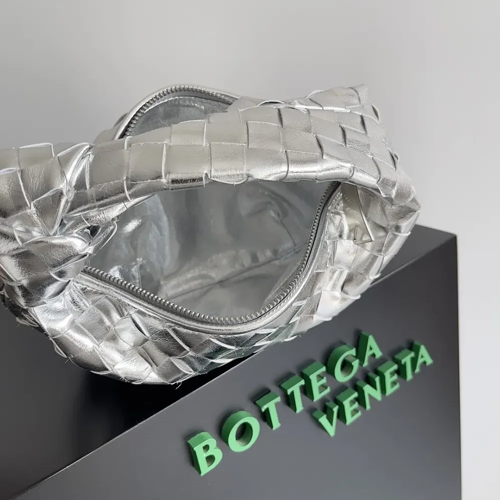 Bottega Veneta Mini Jodie for Women in Silver Bottega Veneta Mini Jodie for Women in Silver