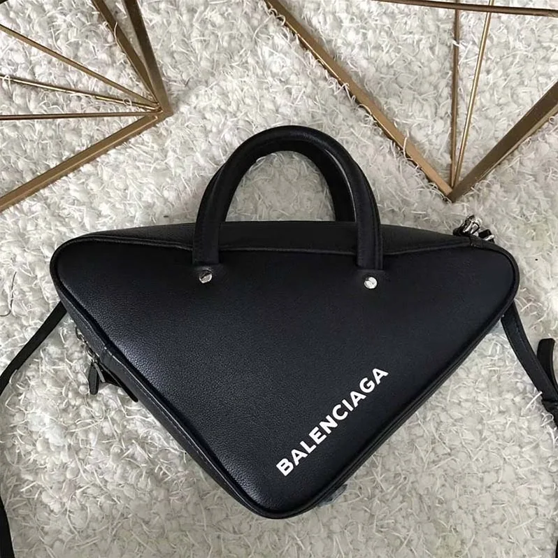 Balenciaga Triangle Duffle M Sized Calfskin Hand Carry Shoulder for Women Balenciaga Triangle Duffle M Sized Calfskin Hand Carry Shoulder for Women