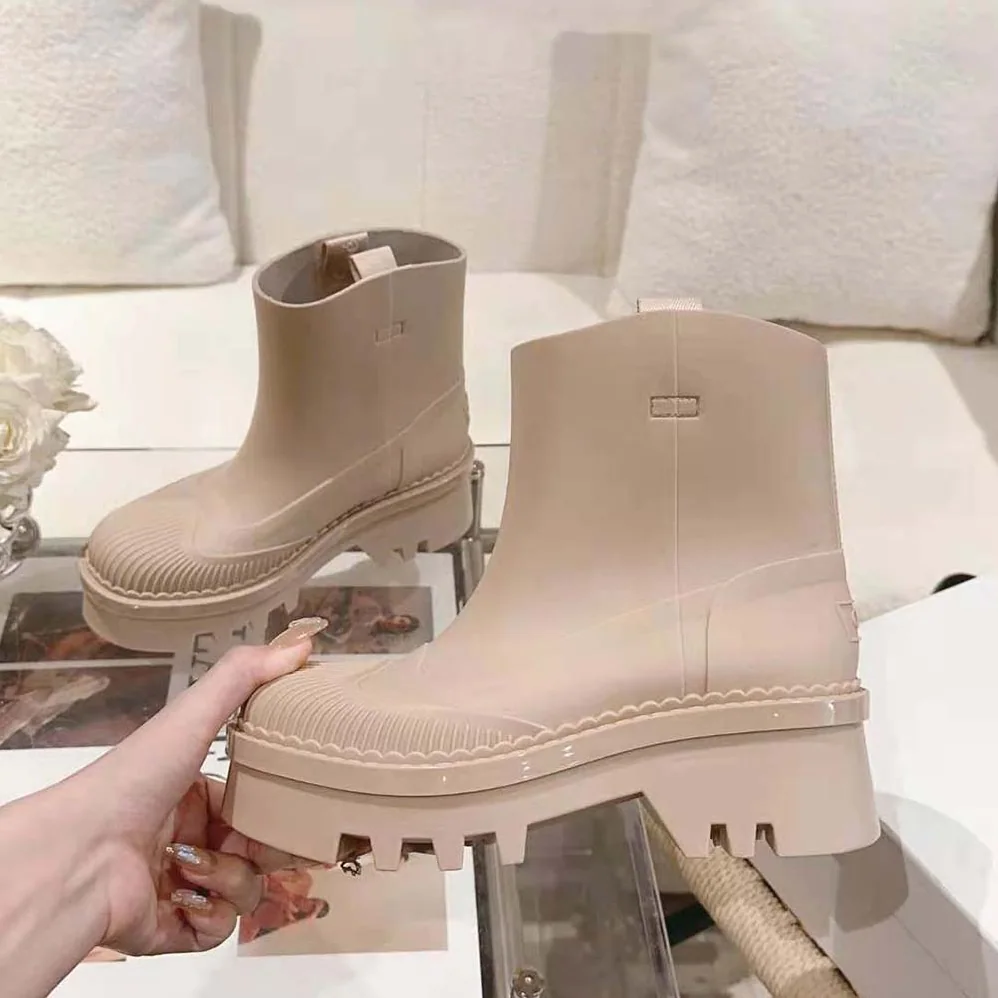 Chloe Raina Rain Boot for Women in Beige