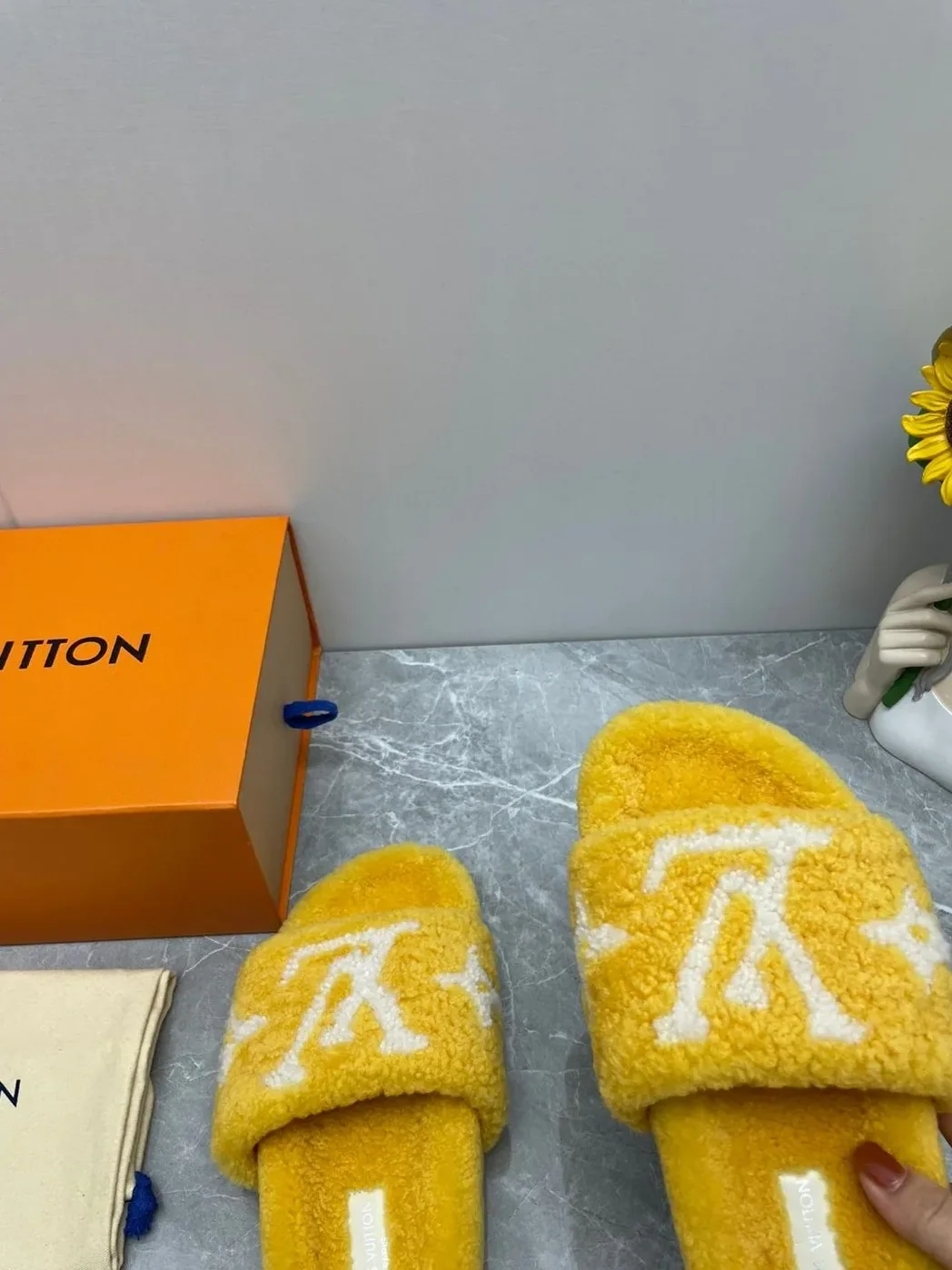 Louis Vuitton Paseo Flat Comfort Mule Yellow Louis Vuitton Paseo Flat Comfort Mule Yellow