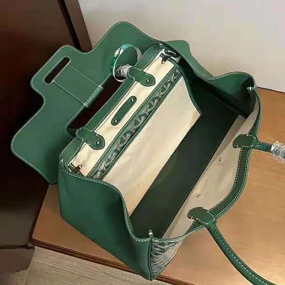 Goyard Saïgon Tote Bag for Women in Green Goyard Saïgon Tote Bag for Women in Green