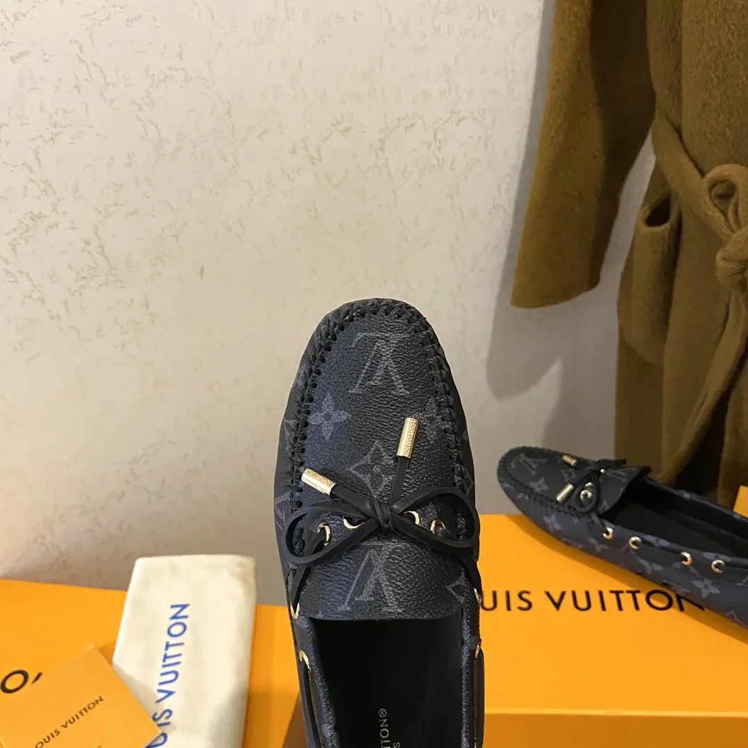 Louis Vuitton Gloria Flat Loafer Brown Louis Vuitton Gloria Flat Loafer Brown