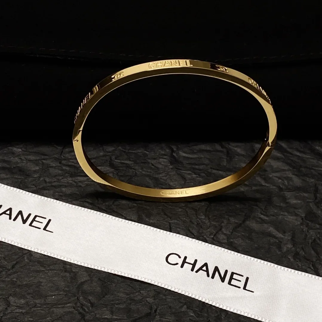 Chanel Strap Bracelet Gold Chanel Strap Bracelet Gold
