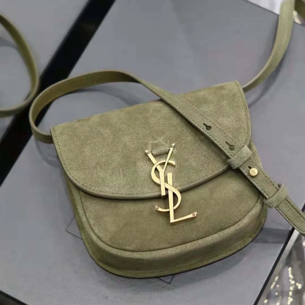 Saint Laurent YSL Kaia Small Satchel in Suede for Women Saint Laurent YSL Kaia Small Satchel in Suede for Women