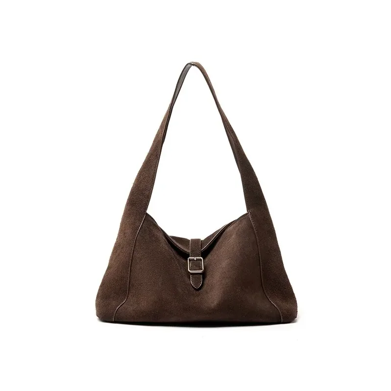Suede-textured Lightweight And Stylish Premium Single for Women's in shoulder Bag