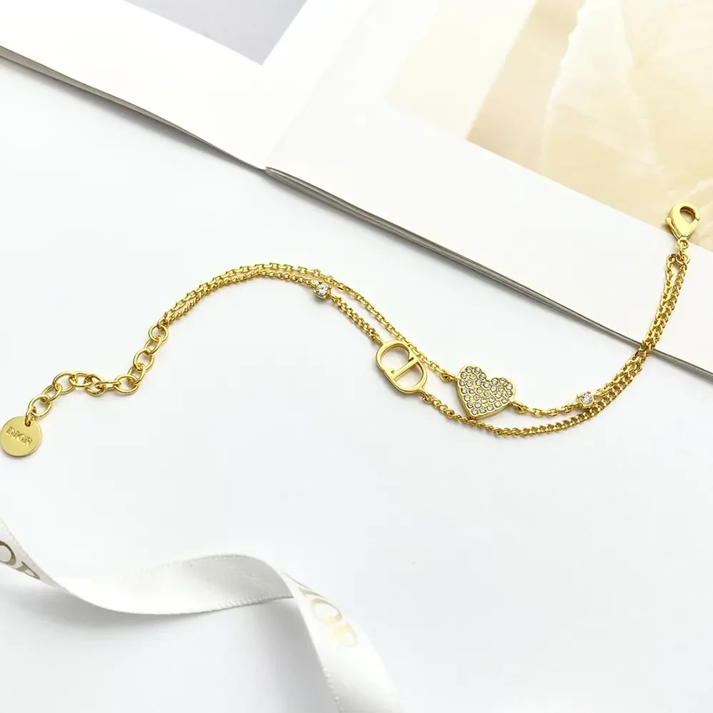Dior Clair D Lune Bracelet Gold-Finish Metal and Silver for Women in Tone Crystals Dior Clair D Lune Bracelet Gold-Finish Metal and Silver for Women in Tone Crystals