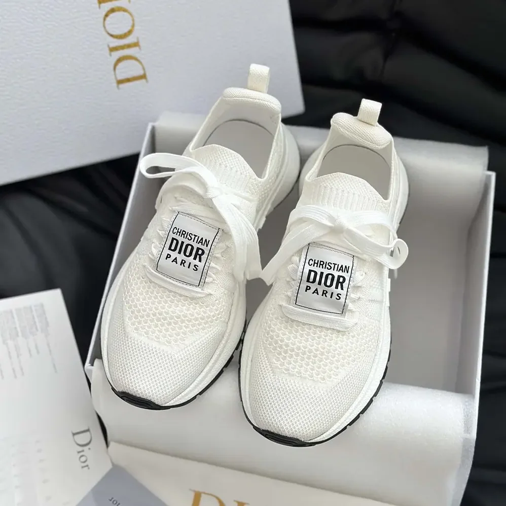 Dior Run'n'Dior Sneaker White Technical Mesh for Unisex Dior Run'n'Dior Sneaker White Technical Mesh for Unisex