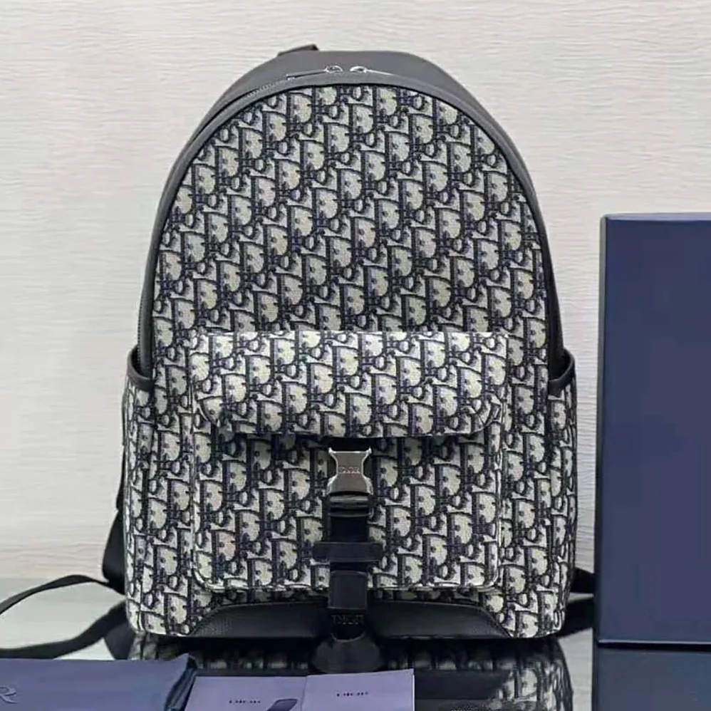 Dior Explorer Backpack Beige and Black Dior Oblique Jacquard for Men Dior Explorer Backpack Beige and Black Dior Oblique Jacquard for Men