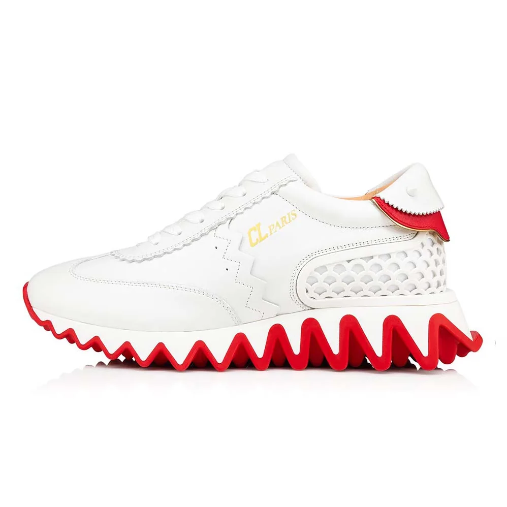 Christian Louboutin Loubishark Woman Flat for Women in White