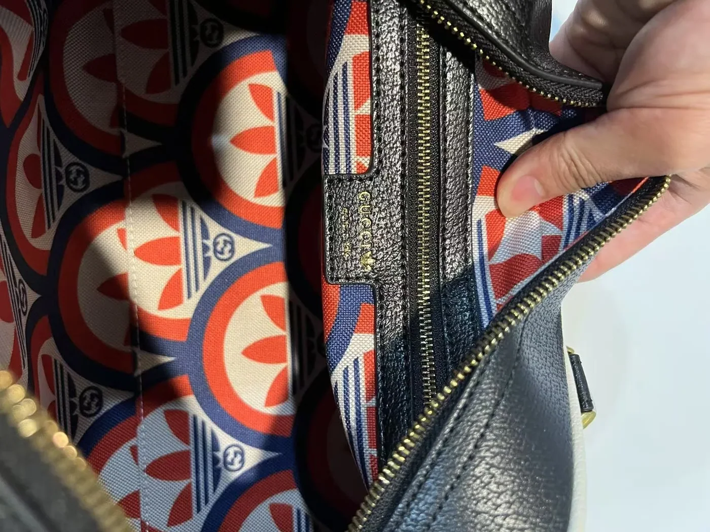 Gucci x Adidas Mini Duffle Bag Black / GG Gucci x Adidas Mini Duffle Bag Black / GG