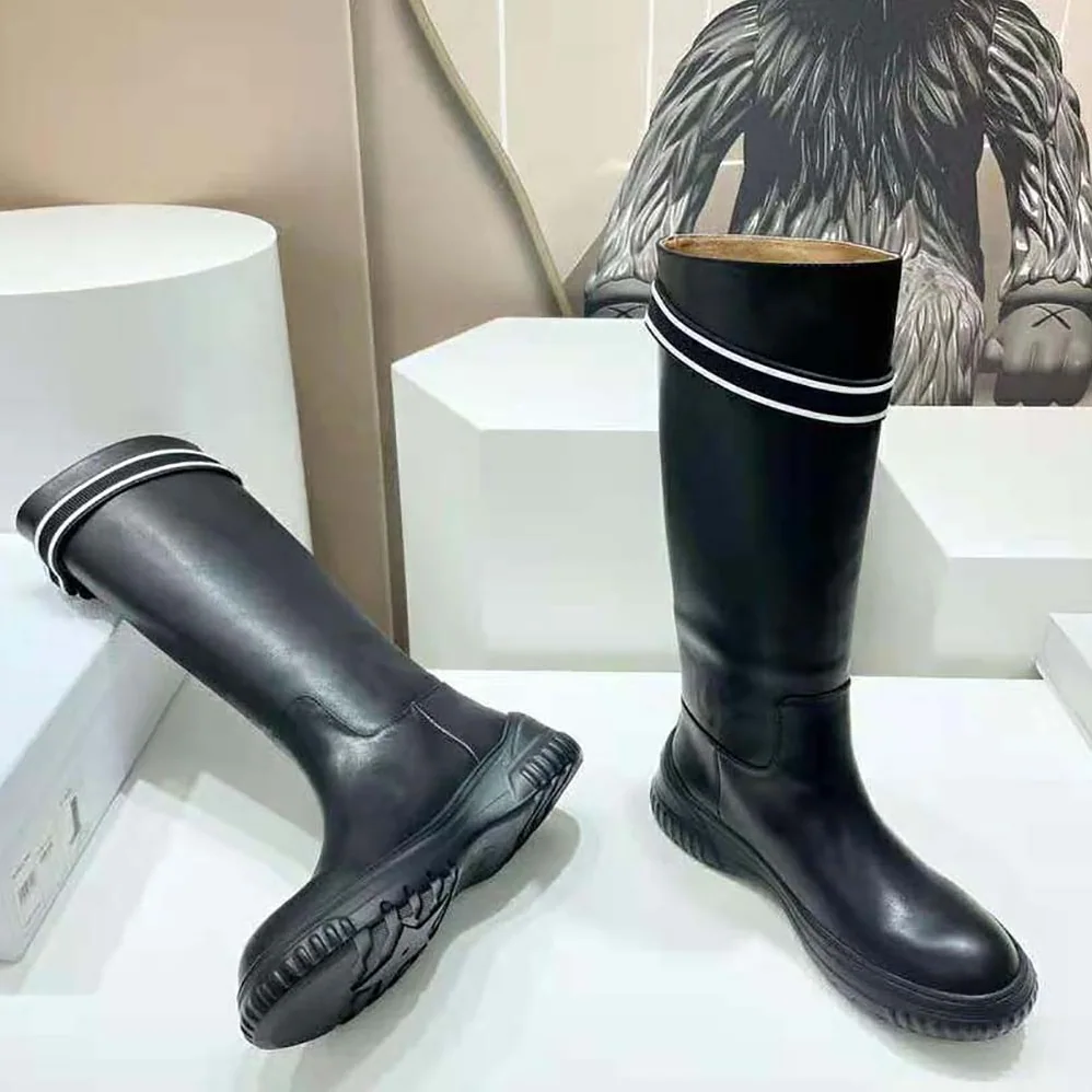Dior D for Women in Racer Boot Black Calfskin