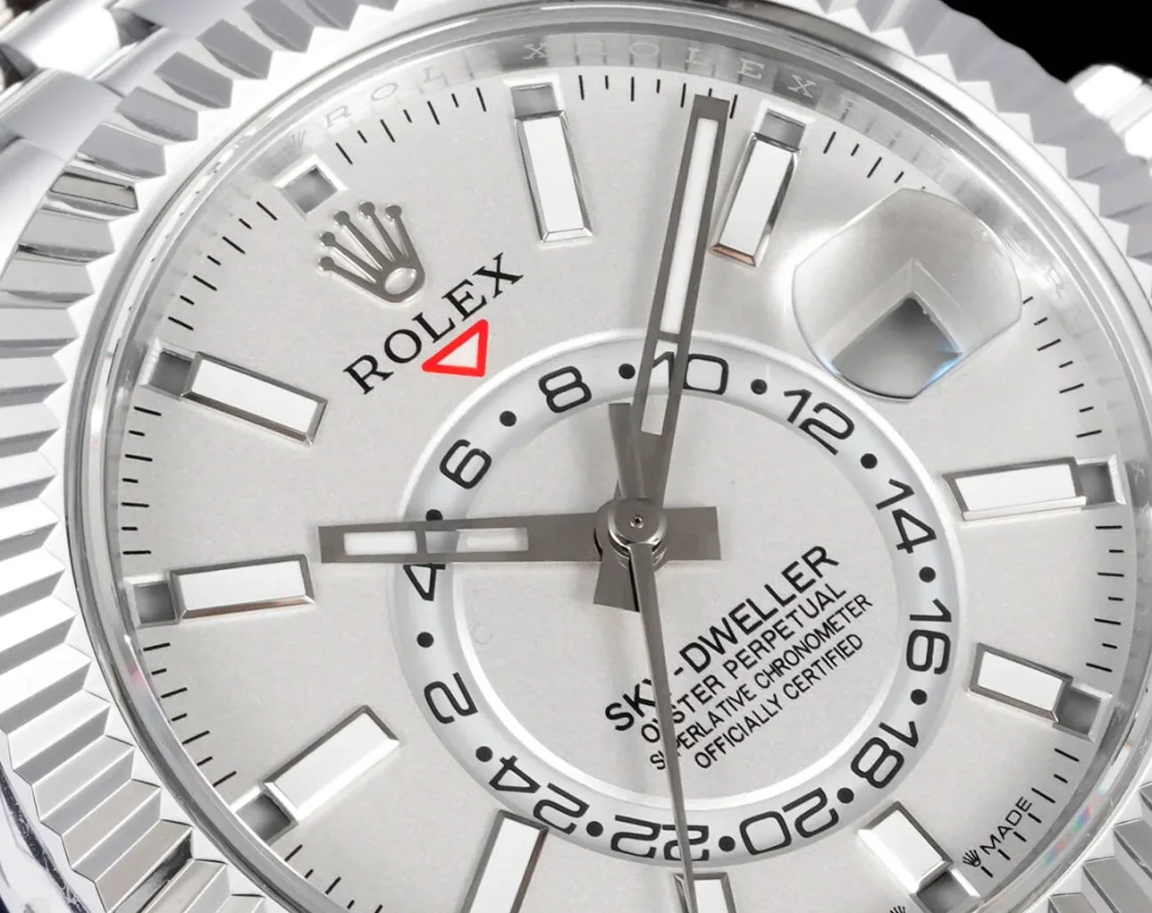 Rolex Sky Dweller Silver White Dial Rolex Sky Dweller Silver White Dial