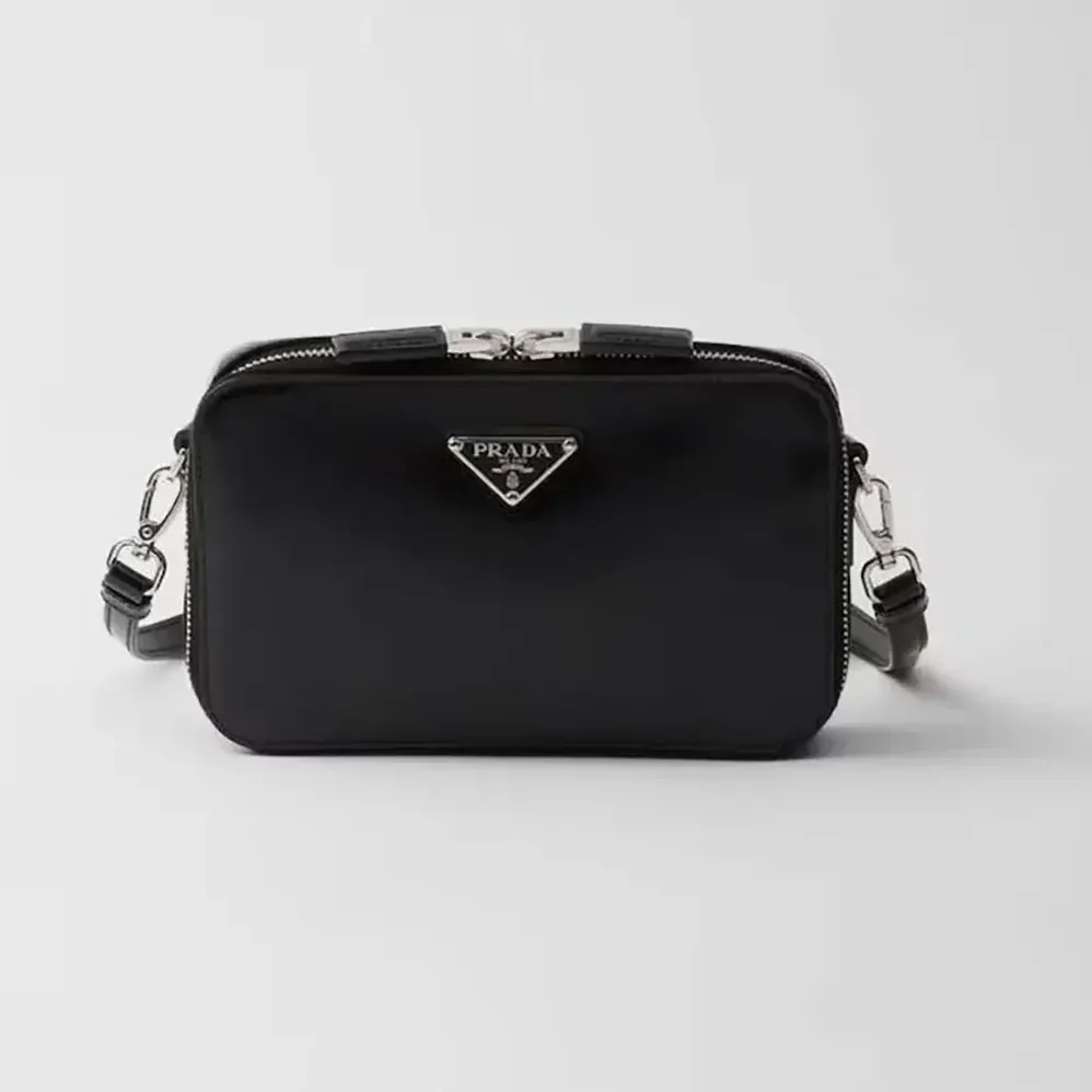 Prada Brique Saffiano Leather Bag for Men in Black Prada Brique Saffiano Leather Bag for Men in Black