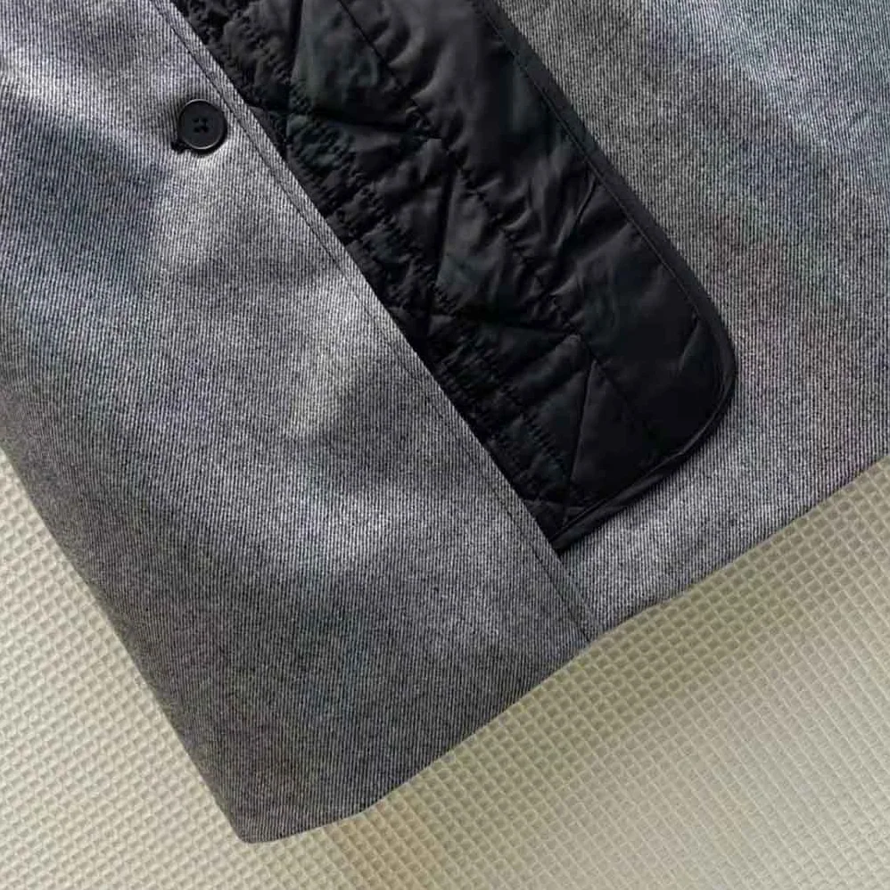 Dior Miniskirt with Macrocannage Lining Gray Cotton Drill for Women Dior Miniskirt with Macrocannage Lining Gray Cotton Drill for Women