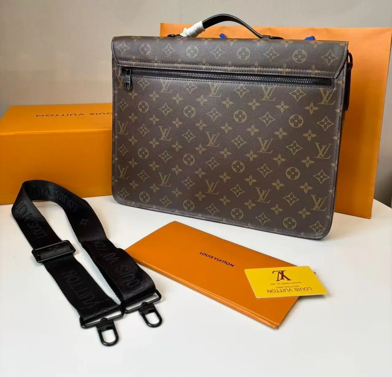 Louis Vuitton S in Lock Briefcase Monogram Canvas Louis Vuitton S in Lock Briefcase Monogram Canvas