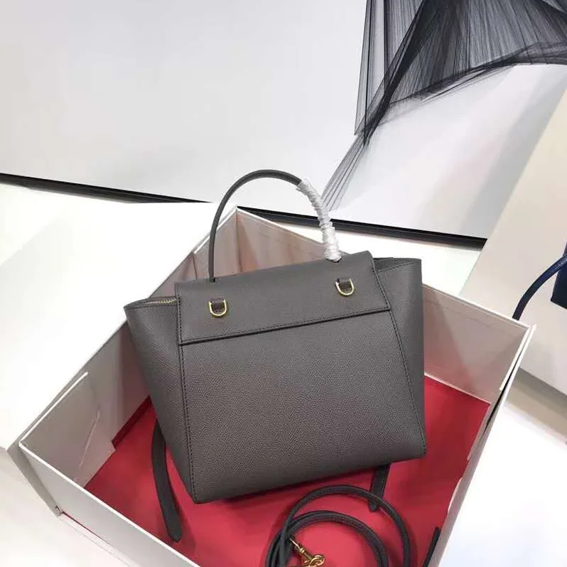 Celine Nano Belt Bag in Grained Calfskin for Women in Silver Celine Nano Belt Bag in Grained Calfskin for Women in Silver