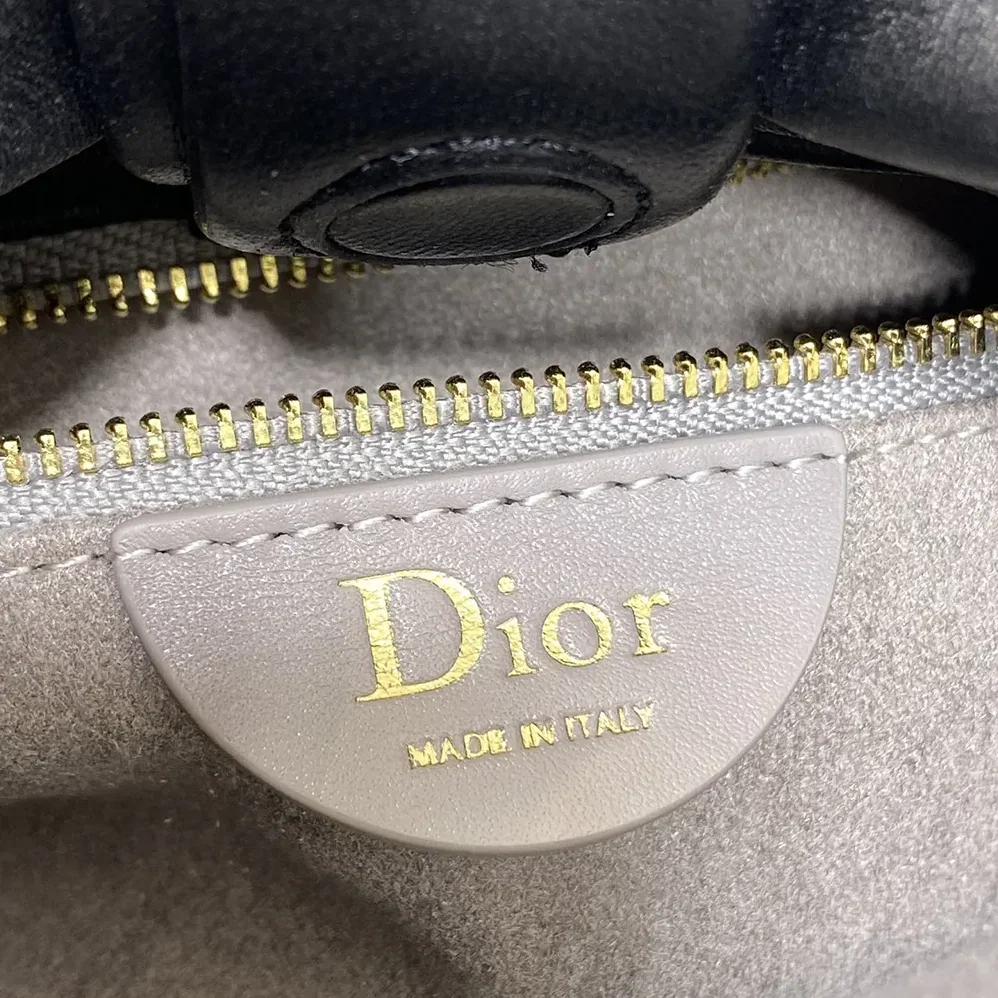 Dior Medium Dior Bow Bag Black Lambskin for Women