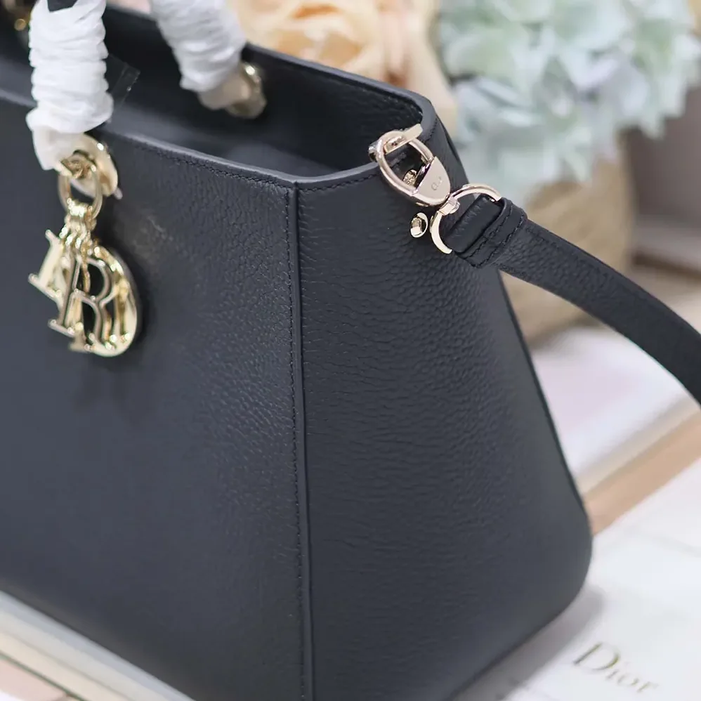Dior Large Lady D-Sire My ABCDior Bag Black Taurillon Leather for Women Dior Large Lady D-Sire My ABCDior Bag Black Taurillon Leather for Women