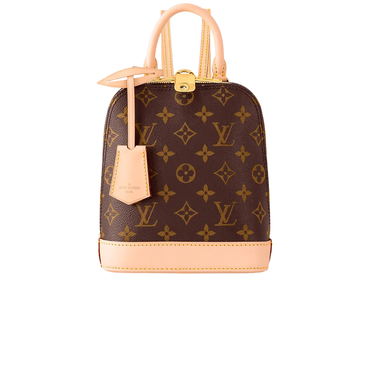 Louis Vuitton Alma Top Handle Bag in Brown Gold Hardware Louis Vuitton Alma Top Handle Bag in Brown Gold Hardware