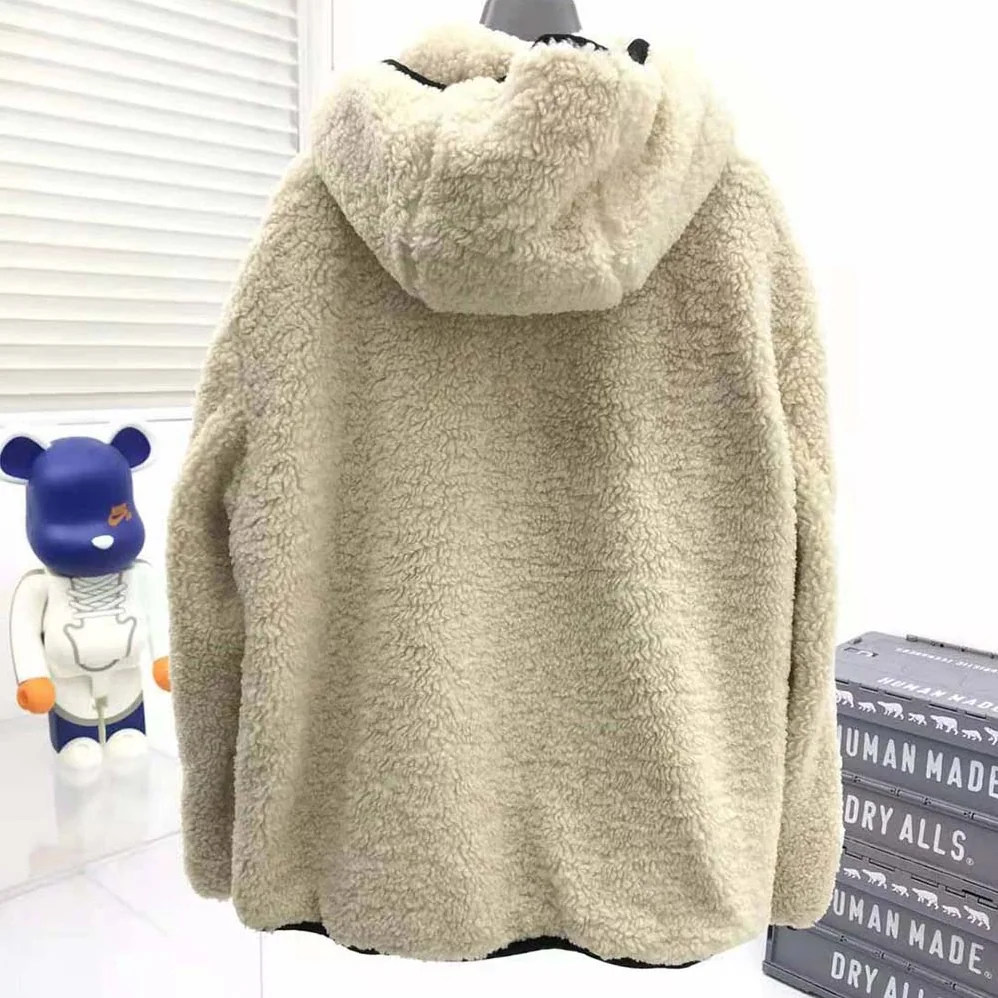 Dior Hooded Anorak Ecru Fleece for Women Dior Hooded Anorak Ecru Fleece for Women
