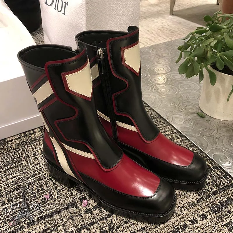 Dior Diorally Calfskin Leather Ankle Boot 45mm Heel for Women in Black Dior Diorally Calfskin Leather Ankle Boot 45mm Heel for Women in Black
