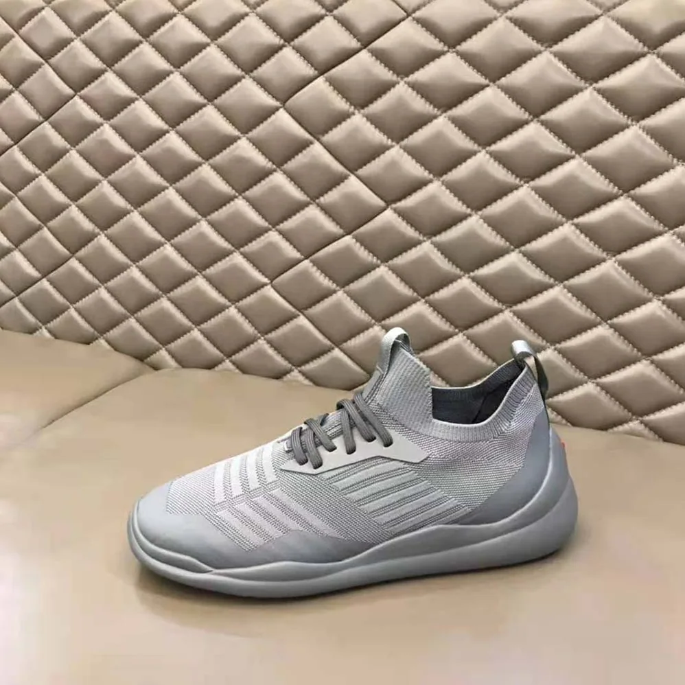 Prada Toblach Technical Fabric Sneakers for Unisex in Gray Prada Toblach Technical Fabric Sneakers for Unisex in Gray