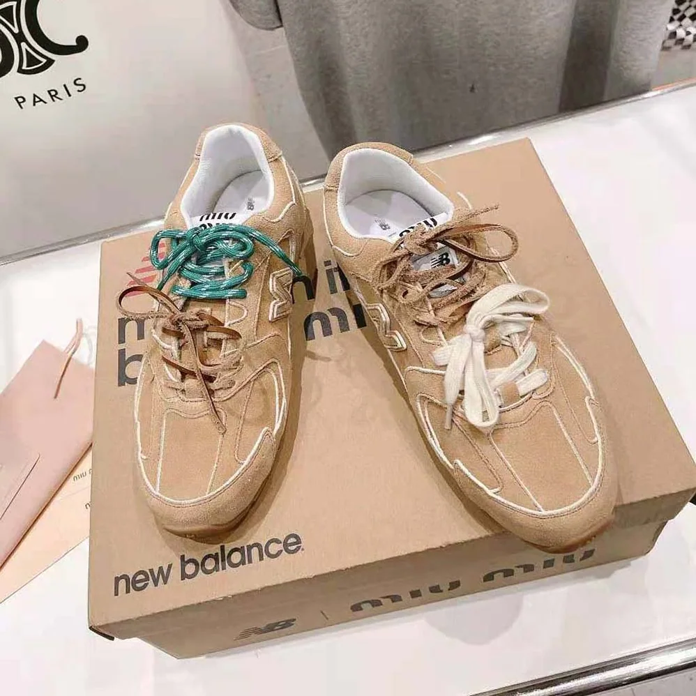 Miu Miu New Balance X Miu Miu 530 SL Suede Sneakers for Women in Cinnamon Miu Miu New Balance X Miu Miu 530 SL Suede Sneakers for Women in Cinnamon