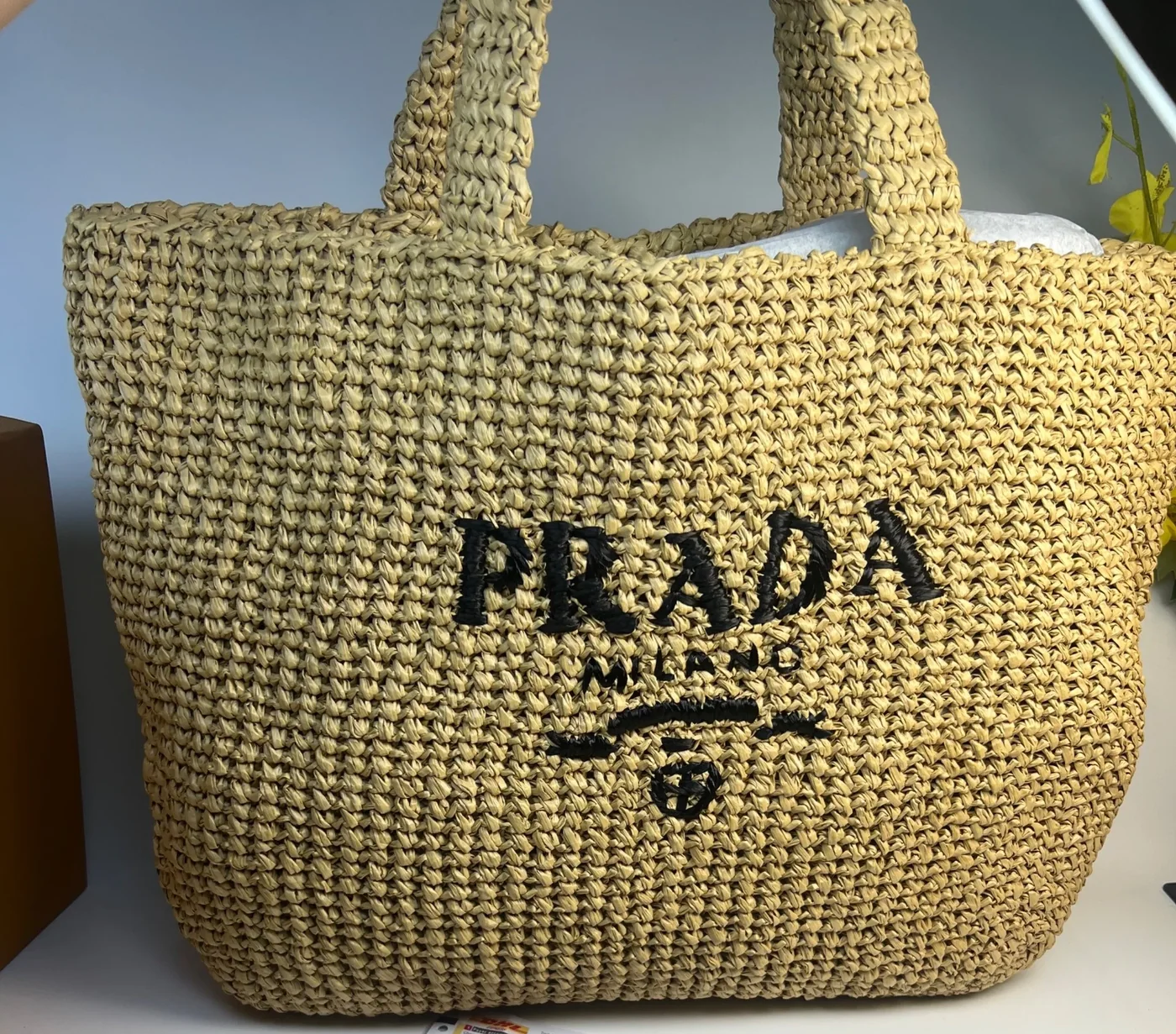 Prada Crochet Tote Bag in Natural Prada Crochet Tote Bag in Natural