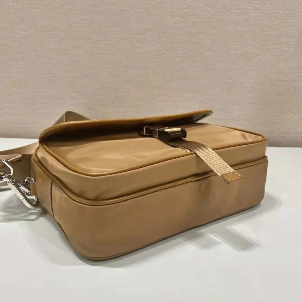 Prada Re-Nylon and Saffiano Leather Shoulder Bag for Men