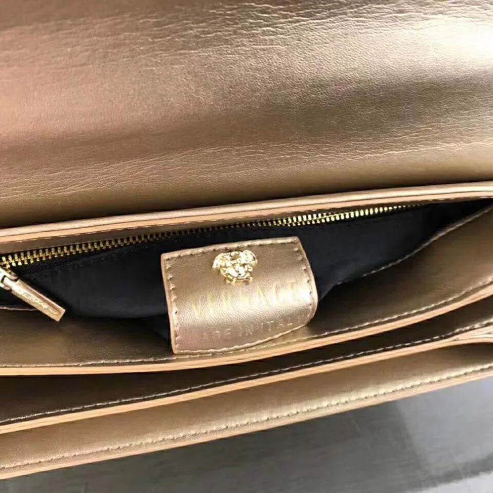 Versace Laminated Palazzo Evening Bag for Women