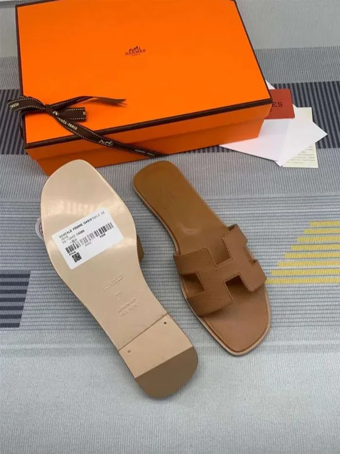 Hermes Oran Sandal Dark Brown Hermes Oran Sandal Dark Brown