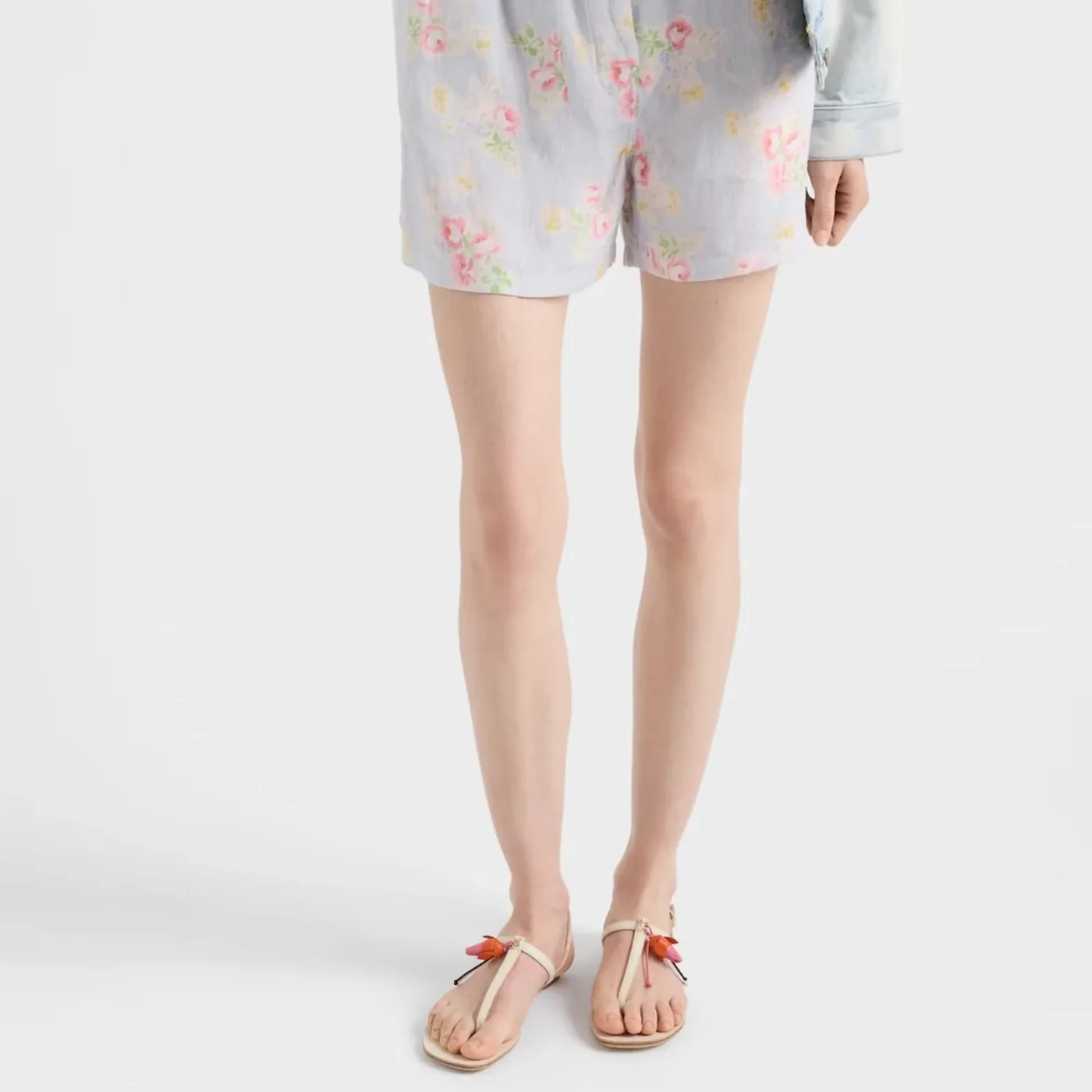 Prada Antiqued Thong Floral Ornament Sandals Chalk White 1Y510O_V69_F0K74_F_005 Prada Antiqued Thong Floral Ornament Sandals Chalk White 1Y510O_V69_F0K74_F_005