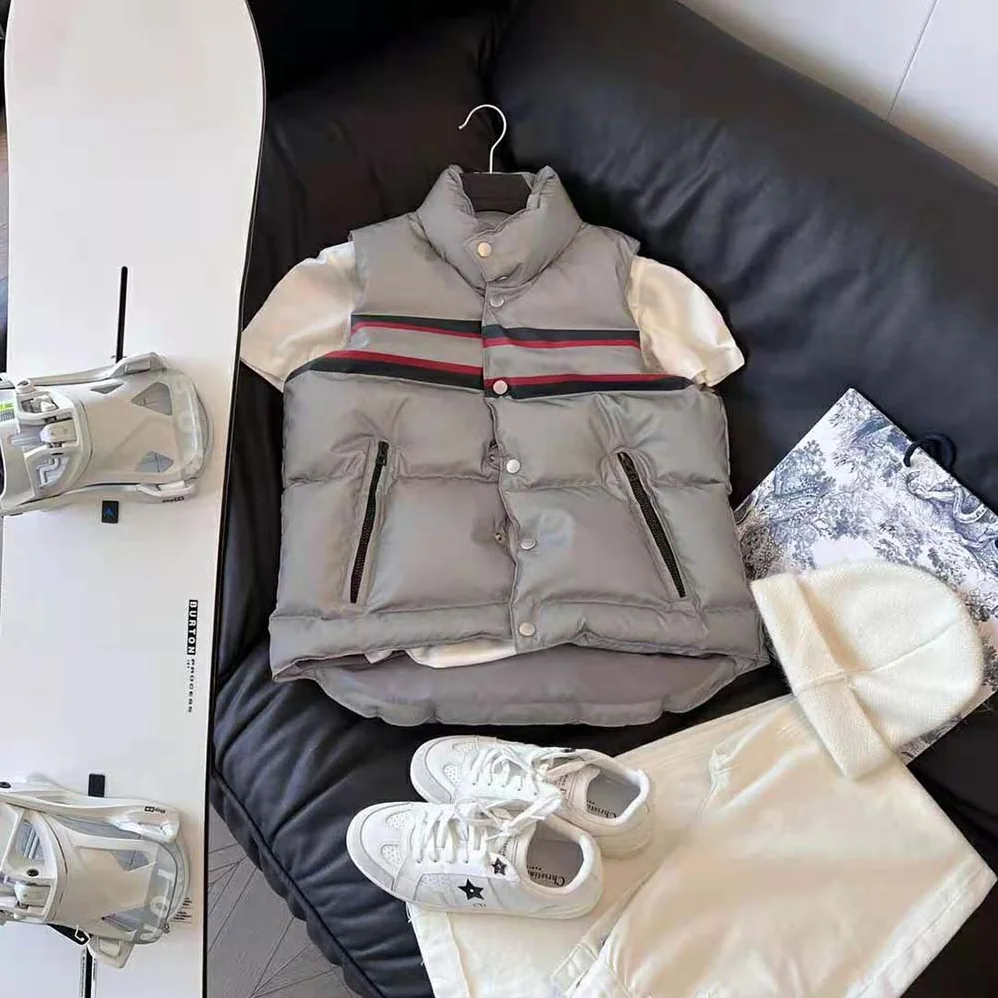 Dior Dioralps Sleeveless Down Jacket Silver-Tone Reflective Dior Star Quilted Technical Taffeta for Women