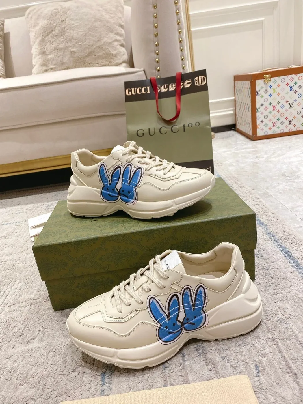 Gucci Rhyton Sneaker White Gucci Rhyton Sneaker White