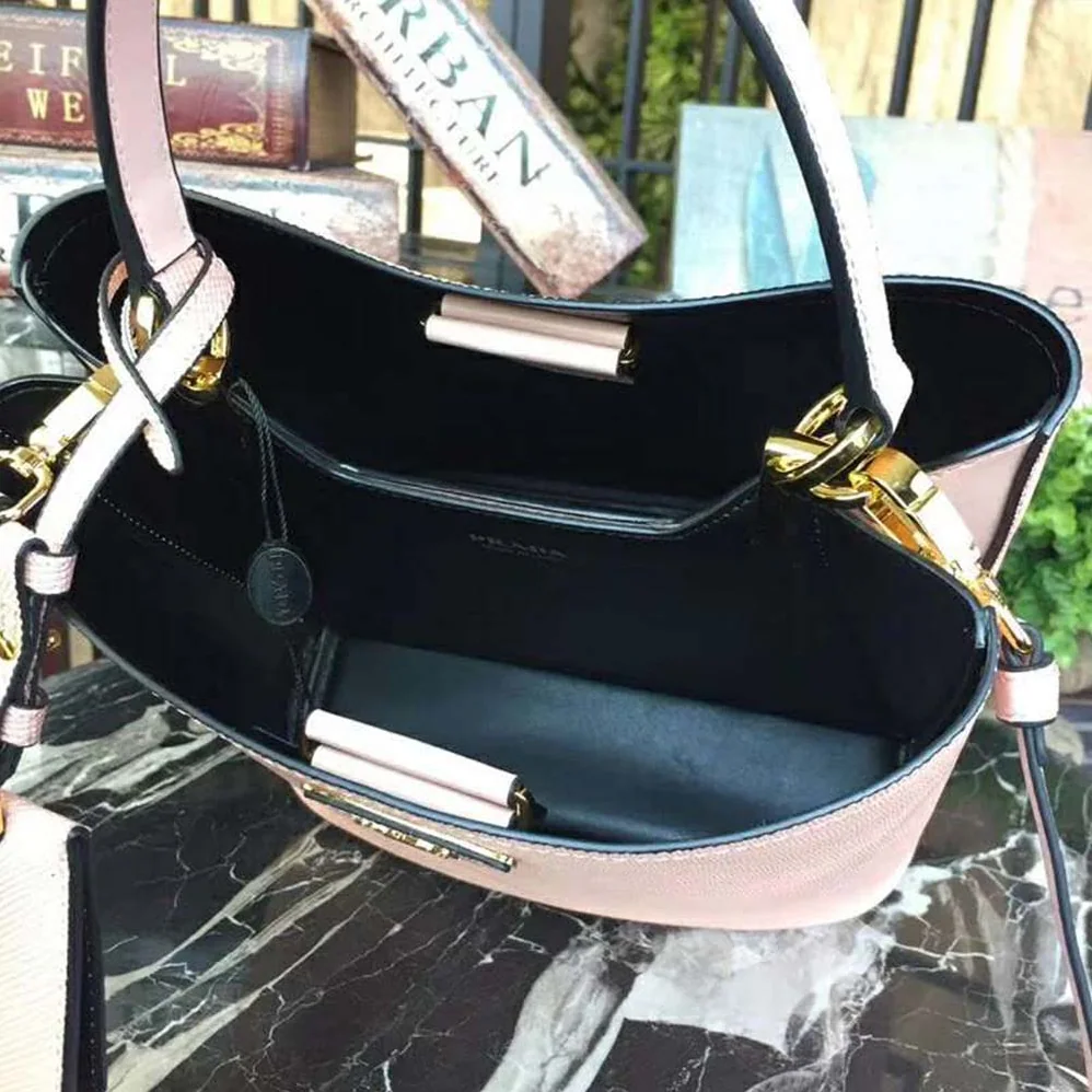 Prada Panier Medium Bag in Saffiano Leather for Women in White