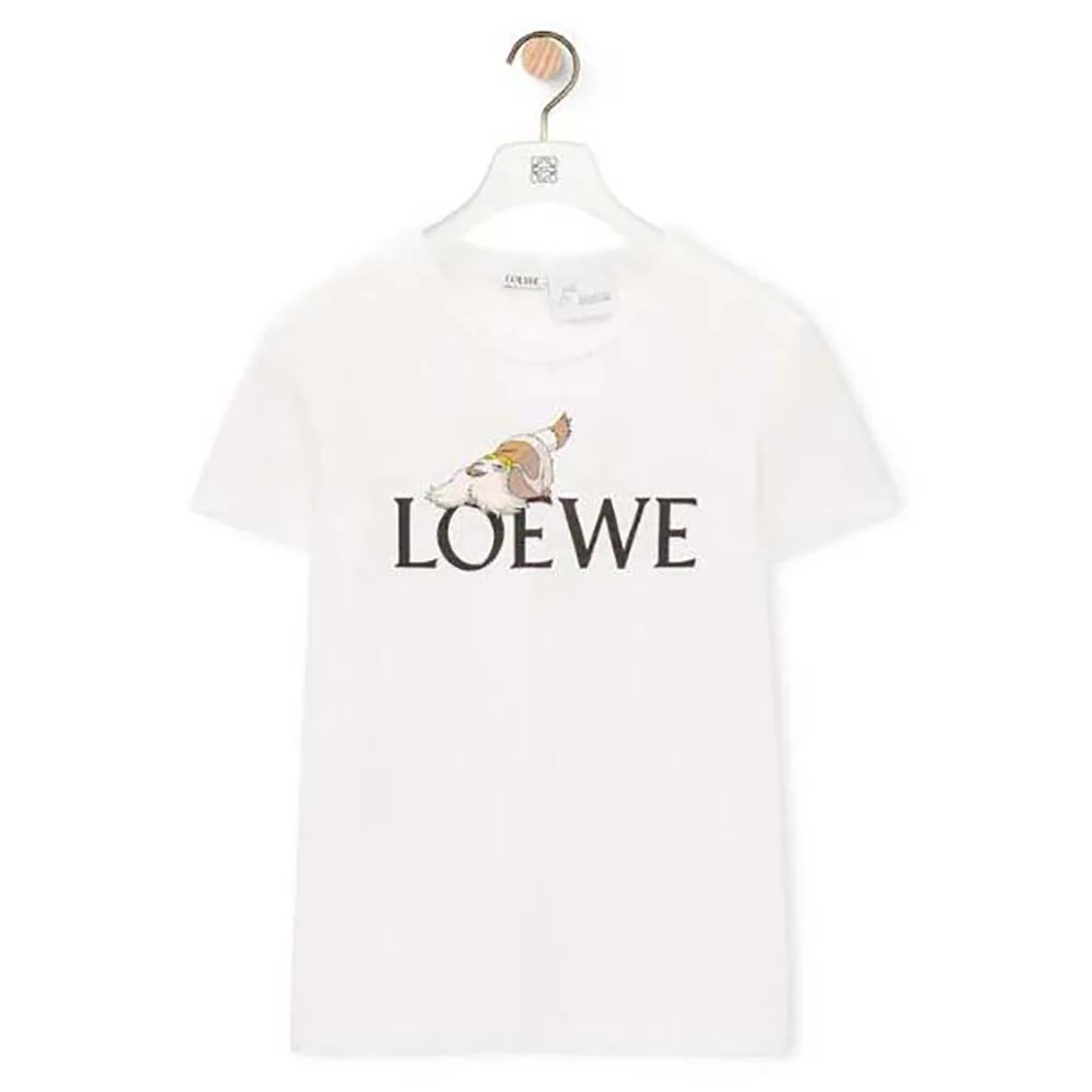 Loewe Heen LOEWE T-shirt in Cotton for Men in White