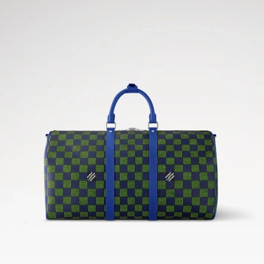 Louis Vuitton Keepall Bandoulière 50 Blue Green /