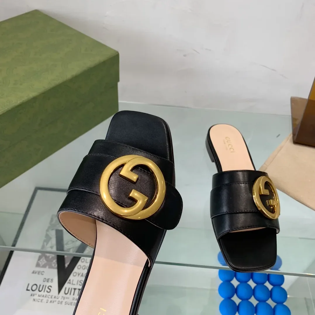 Gucci Blondie Slide Sandal Black