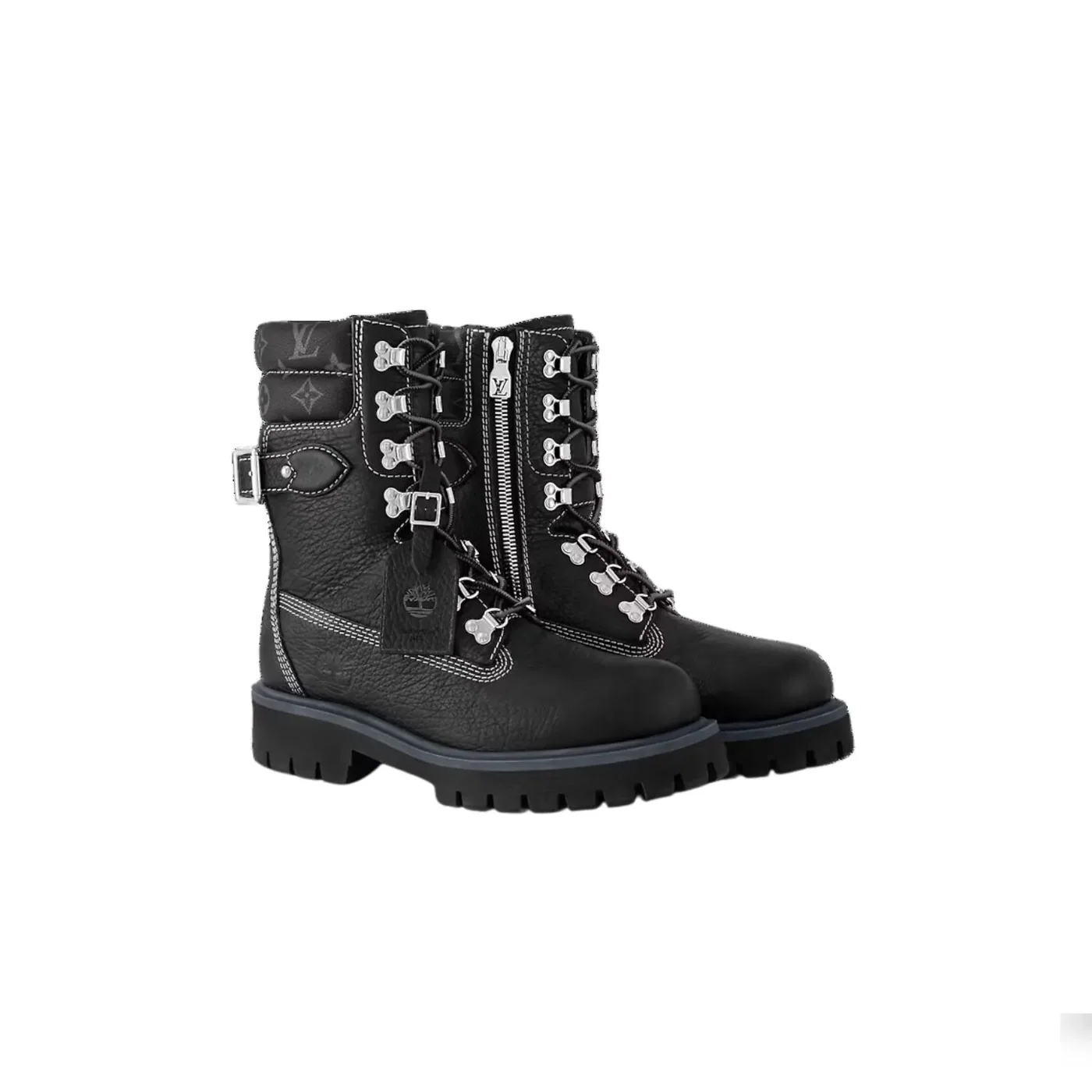 Louis Vuitton LV x Timberland Ranger Boots Black 1AD79L
