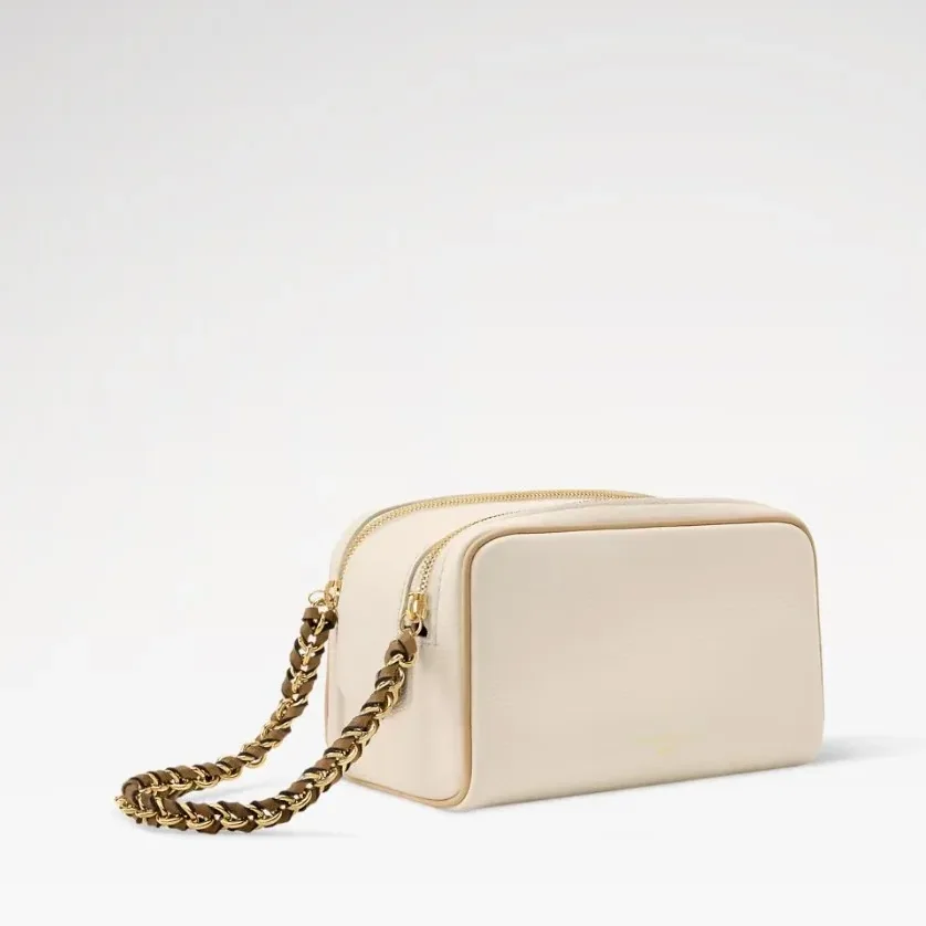 Louis Vuitton Mini Dopp Kit in Vanilla Gold Hardware