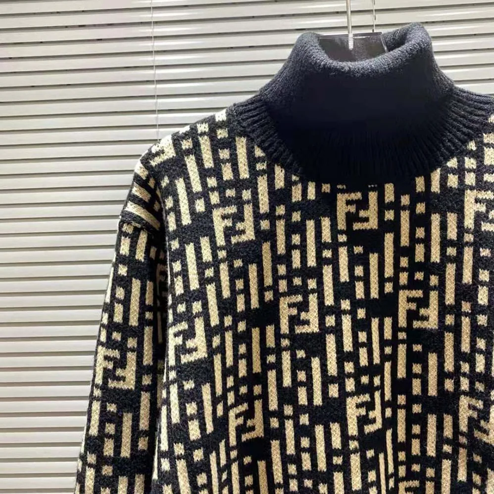 Fendi Regular-fit Sweater with High Collar for Women