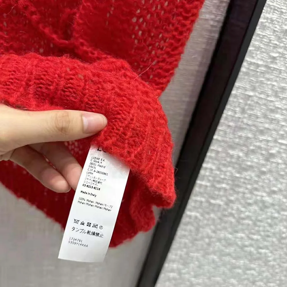 Loewe Anagram Vest in Mohair for Women Loewe Anagram Vest in Mohair for Women