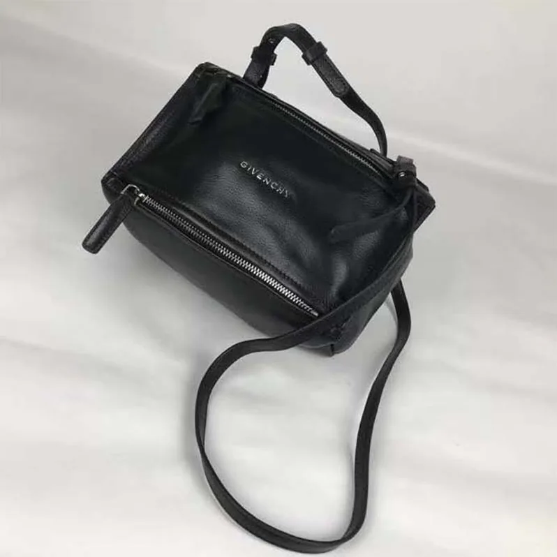 Givenchy Small Pandora Bag in Grained Leather for Women in Black Givenchy Small Pandora Bag in Grained Leather for Women in Black