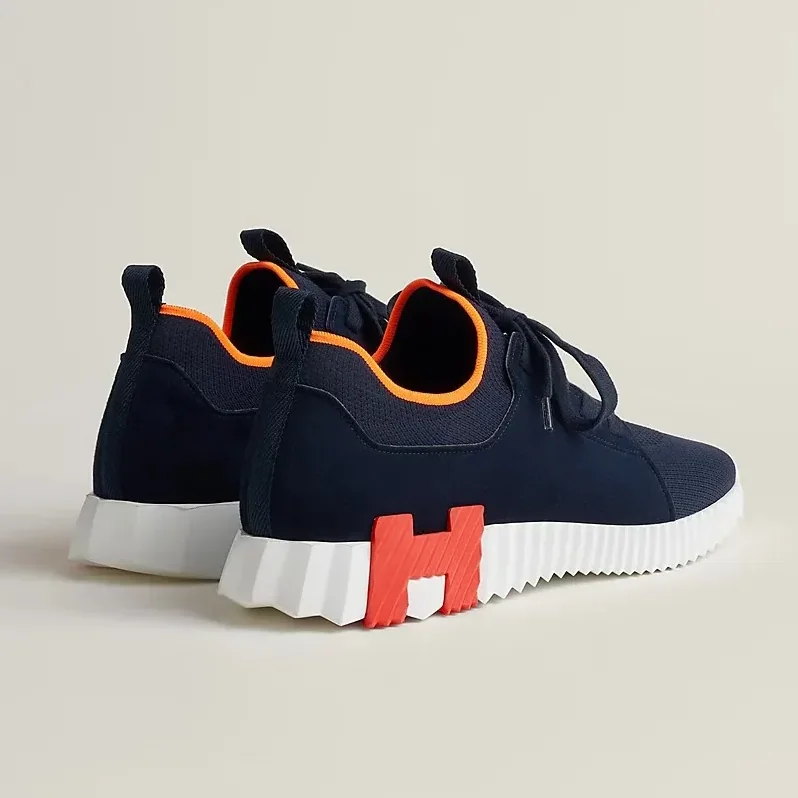 Hermes Depart Slip in On Sneakers Navy Blue Hermes Depart Slip in On Sneakers Navy Blue