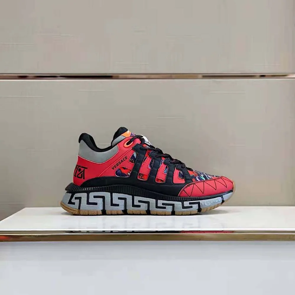 Versace Trigreca Coveted Sneaker Family for Women in Red Versace Trigreca Coveted Sneaker Family for Women in Red