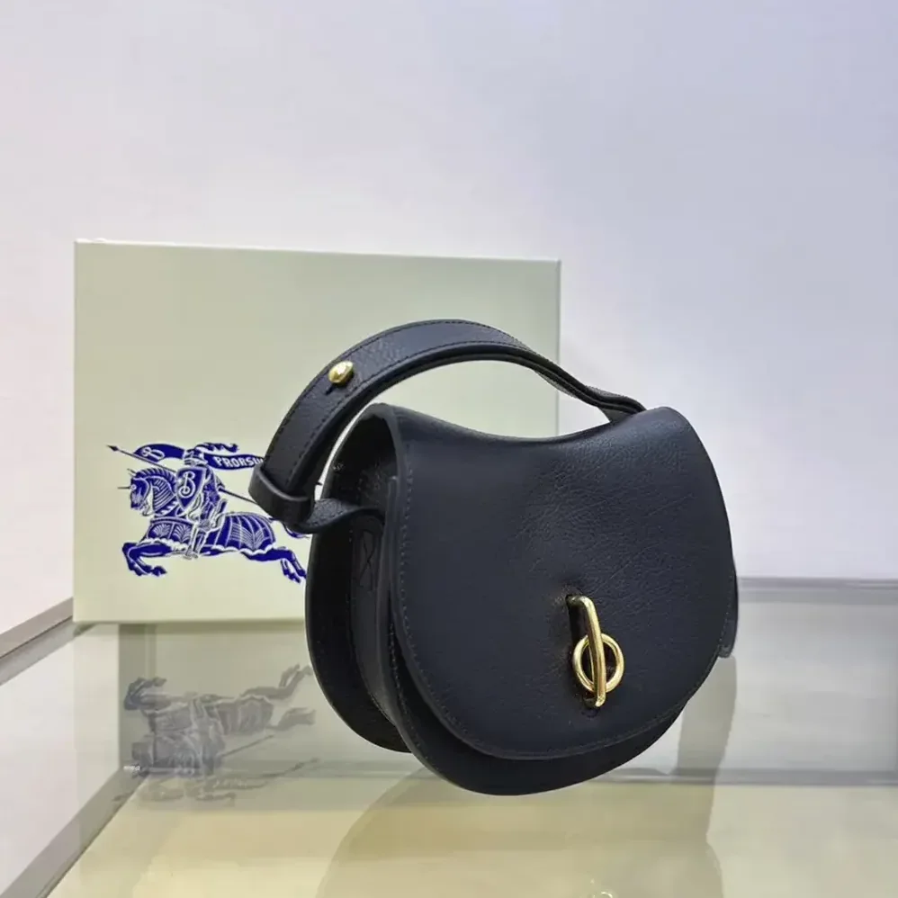 Burberry Mini Rocking Horse Bag for Women in Black