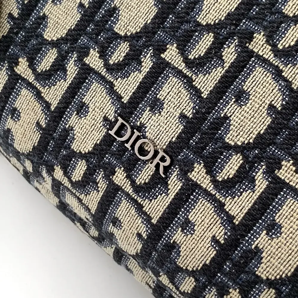 Dior Small Rider Soft Hobo Bag Beige and Black Dior Oblique Jacquard with Black Grained Calfskin for Men Dior Small Rider Soft Hobo Bag Beige and Black Dior Oblique Jacquard with Black Grained Calfskin for Men