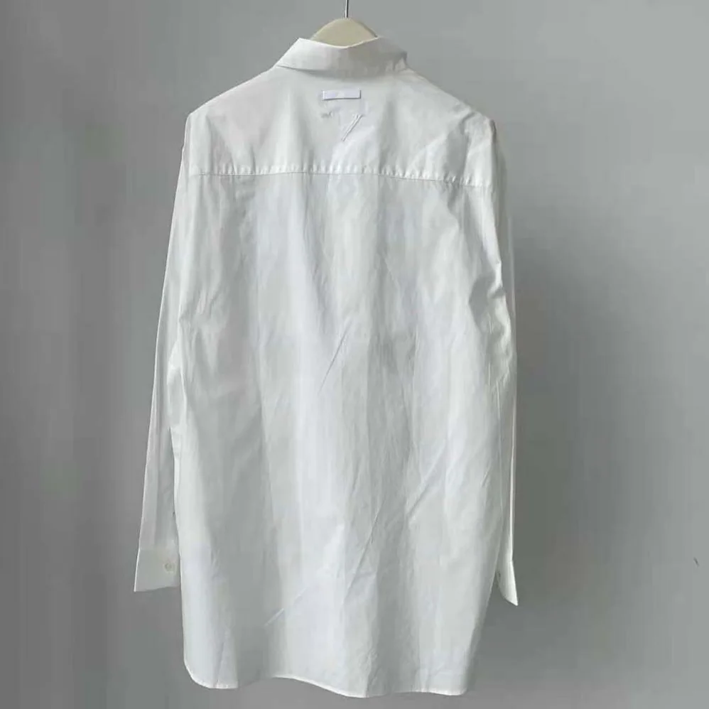Prada Embroidered Poplin Shirt for Women Prada Embroidered Poplin Shirt for Women